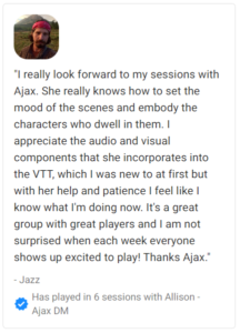 Jazz review of Ajax DM