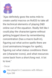 Oscar review of Ajax DM